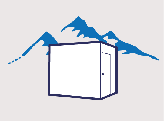 Bürocontainer klein 10 Fuß