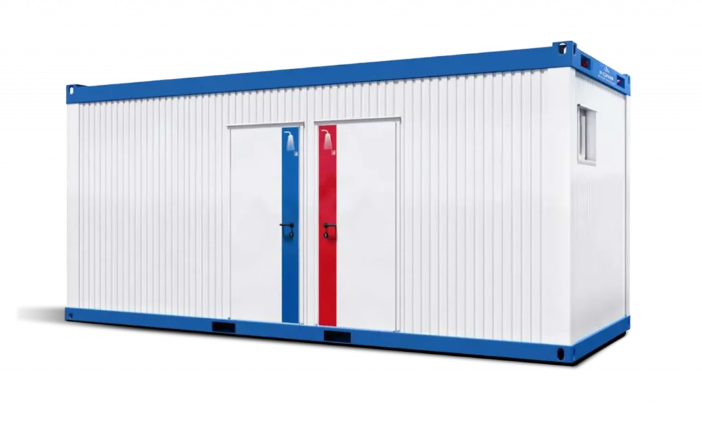 Duschcontainer Außenansicht